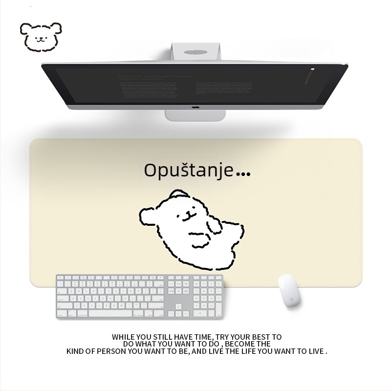 Podloga za stol od prirodne gume, jednostrana, podloga za miš s kalkulatorom, toplinski prijenos, OEM prilagodba