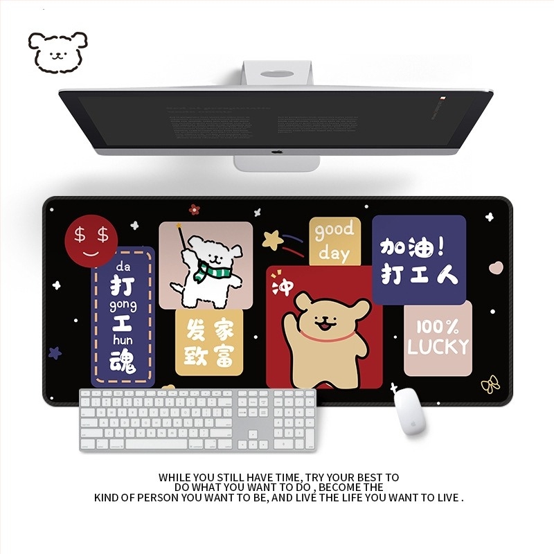 Podloga za stol od prirodne gume, jednostrana, podloga za miš s kalkulatorom, toplinski prijenos, OEM prilagodba