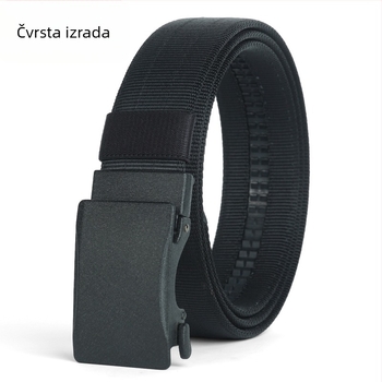 Muški najlon taktički pojas s automatskom kopčom od legure, casual i svestran stil, širina 2-4 cm