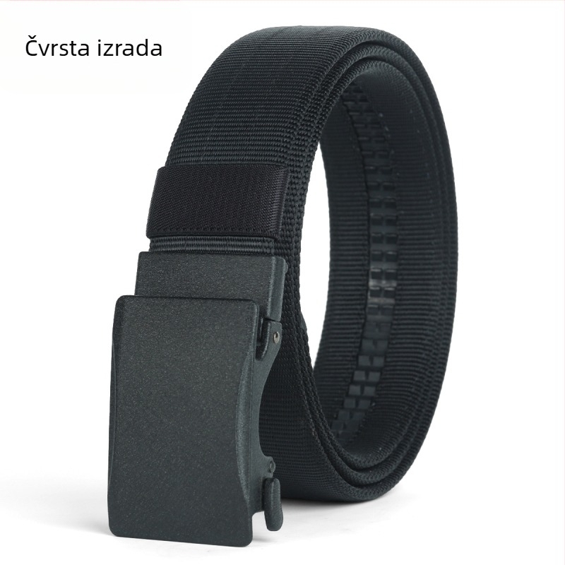 Muški najlon taktički pojas s automatskom kopčom od legure, casual i svestran stil, širina 2-4 cm