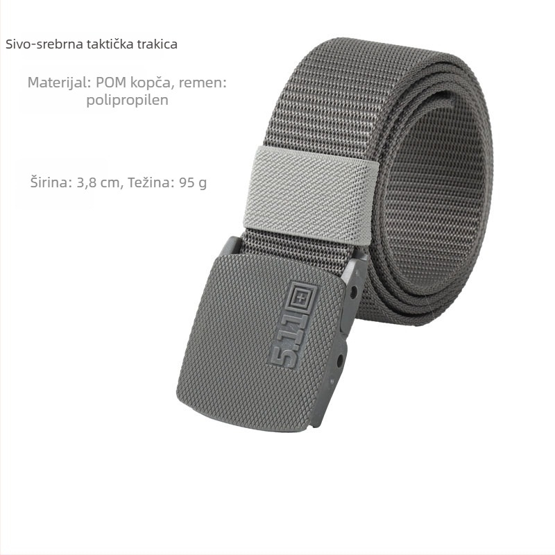 Muški kanvas taktički pojas, plastična kopča, automatsko zaključavanje, širina 2–4 cm