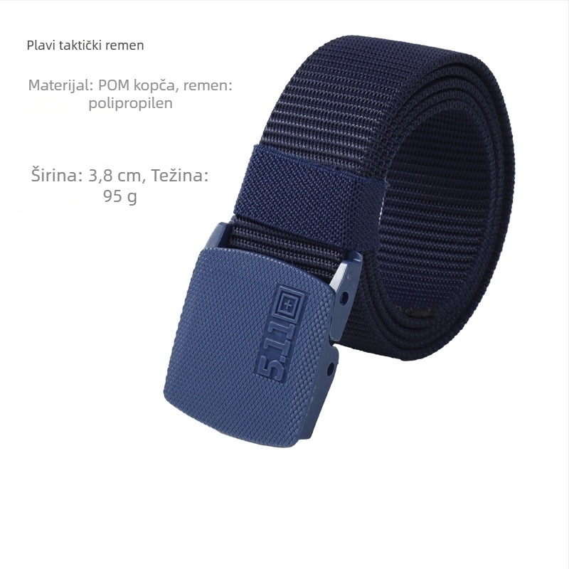 Muški kanvas taktički pojas, plastična kopča, automatsko zaključavanje, širina 2–4 cm