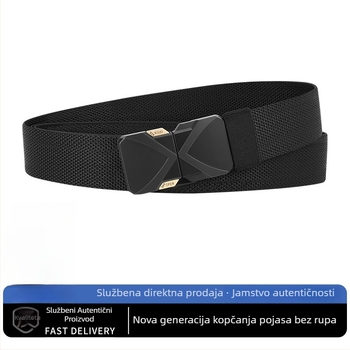 Betti unisex taktički pojas s kopčom, poliesterska vlakna, kopča od legure, automatska kopča, elektroplating.