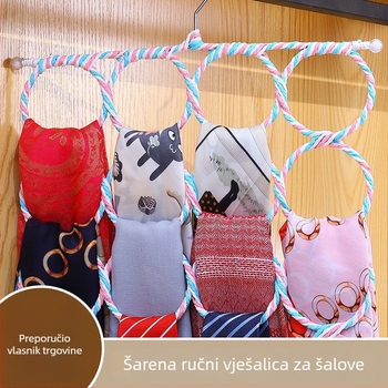 Višenamjenski stalak za odjeću i dodatke — pojas, kravate i šalovi, čelična konstrukcija