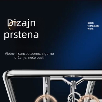 Nerđajući čelični sušili klip, multifunkcionalni držač za čarape i odjeću, model 009, sklopivi