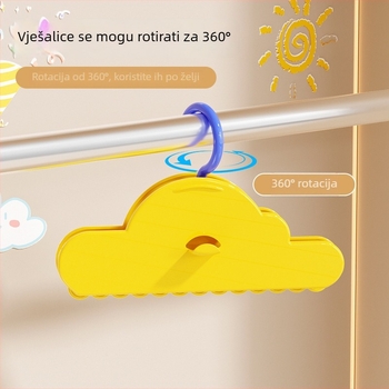 Klip za skladištenje Hengwei Drying clip - ABS materijal; primjena: donje rublje, hlače, čarape, košulja, odijelo; kutija 150 komada.