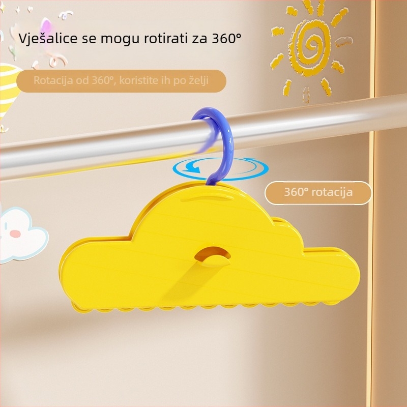 Klip za skladištenje Hengwei Drying clip - ABS materijal; primjena: donje rublje, hlače, čarape, košulja, odijelo; kutija 150 komada.