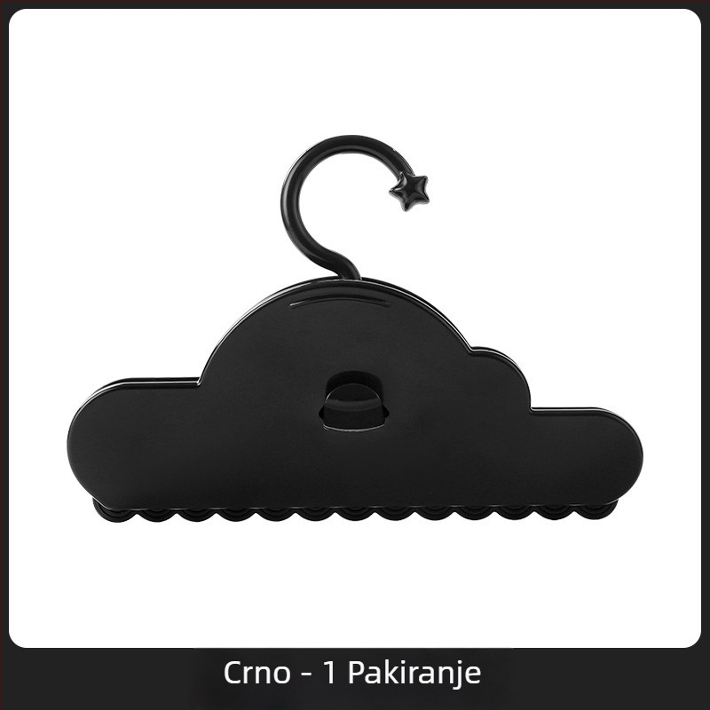 Klip za skladištenje Hengwei Drying clip - ABS materijal; primjena: donje rublje, hlače, čarape, košulja, odijelo; kutija 150 komada.