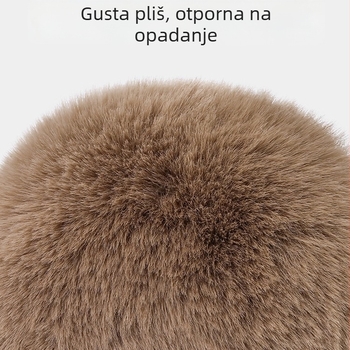 Sklopive plišane dječje ušne grijačice – poliester, sklapan dizajn, za djecu, zadržavaju toplinu, za zimu i jesen