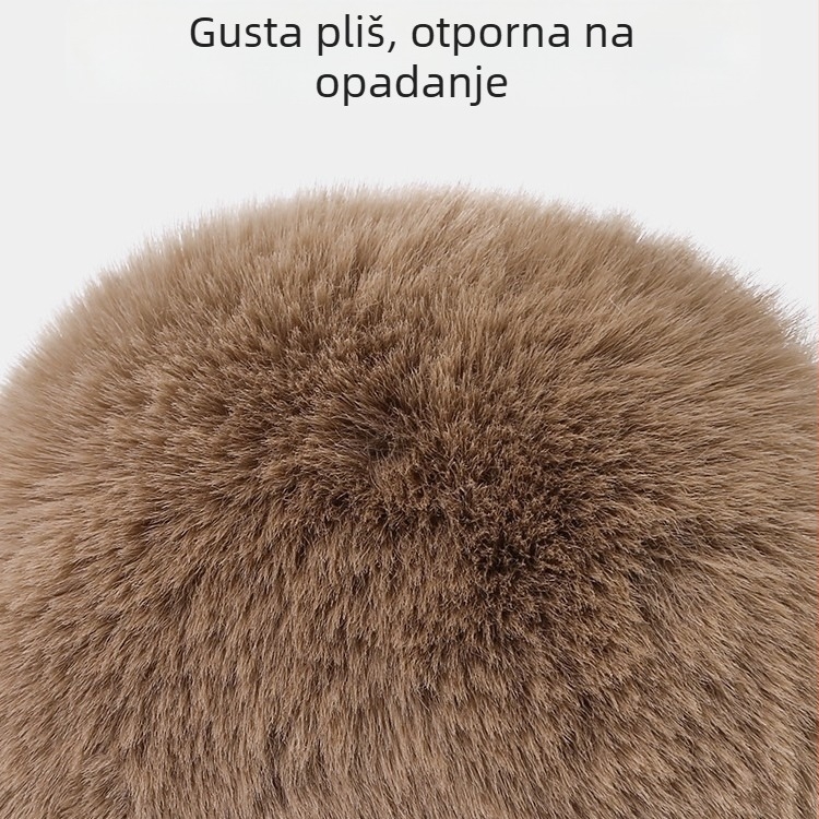 Sklopive plišane dječje ušne grijačice – poliester, sklapan dizajn, za djecu, zadržavaju toplinu, za zimu i jesen