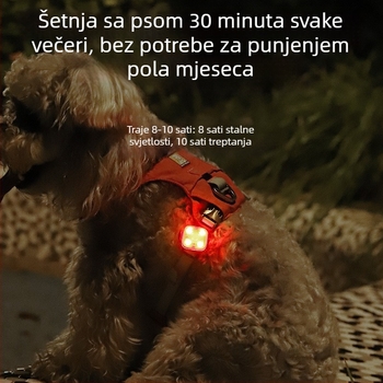 LED privjesak za psa sa svjetlom – svijetli antiizgubljivanje za noćne šetnje, marka Ulas, plastika, univerzalno, IN stil, za sve sezone
