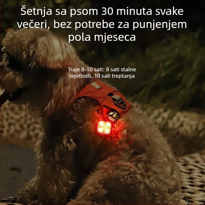 LED privjesak za psa sa svjetlom – svijetli antiizgubljivanje za noćne šetnje, marka Ulas, plastika, univerzalno, IN stil, za sve sezone