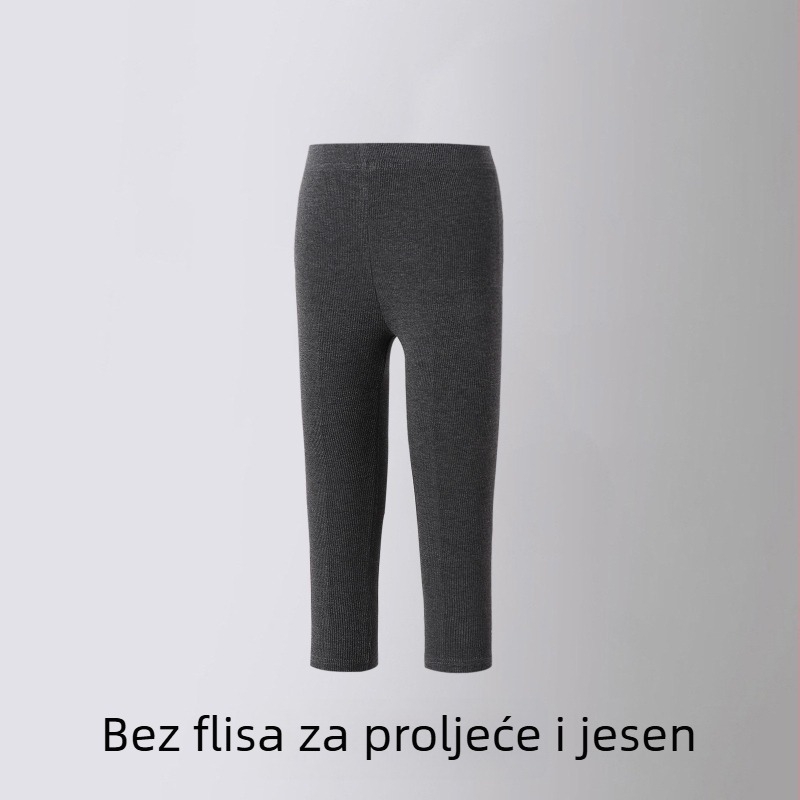 Dječje zimske hlače s fleeceom, korejskog stila, 88% poliester, visok pas, za djecu 8+ godina