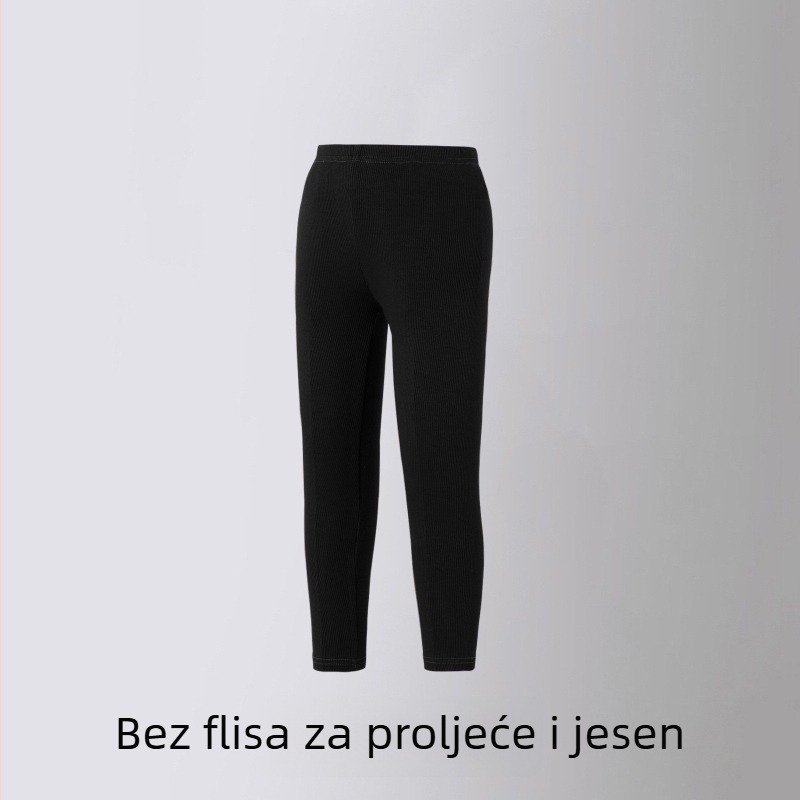 Dječje zimske hlače s fleeceom, korejskog stila, 88% poliester, visok pas, za djecu 8+ godina