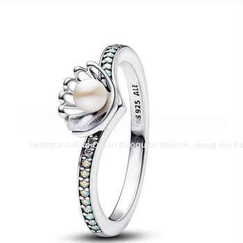 Prsten s motivima cvijeta breskve, srca i leptira — minimalistički dizajn, bakarna legura s srebrnim premazom (Tip: Prsten; Materijal: bakarna legura; Premaz: srebrni premaz; Stil: Minimalistički; Motivi: cvijet breskve, srce, leptir)