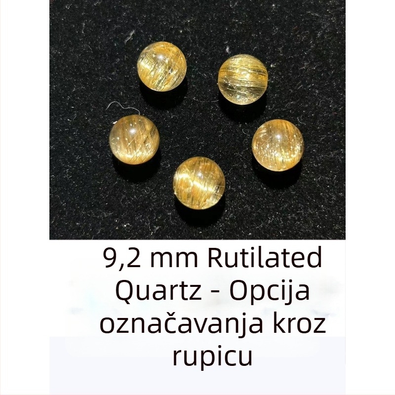 Unisex narukvica s jednom kristalnom perlom i geometrijskim naglascima, 7A kristalne perle