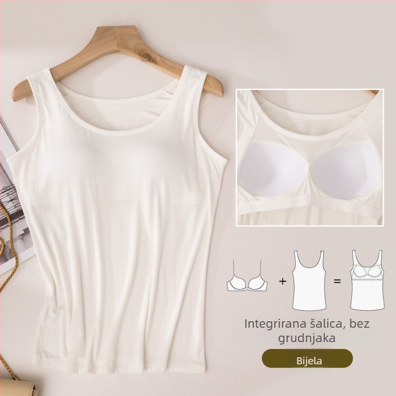 Modal topić, uski kroj, visoka elastičnost, jednobojno, 95% modal + spandex