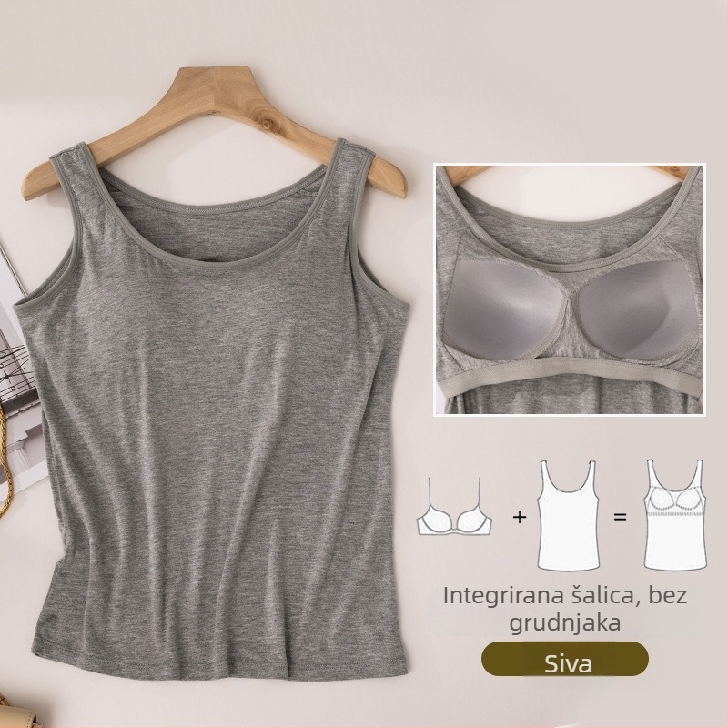 Modal topić, uski kroj, visoka elastičnost, jednobojno, 95% modal + spandex