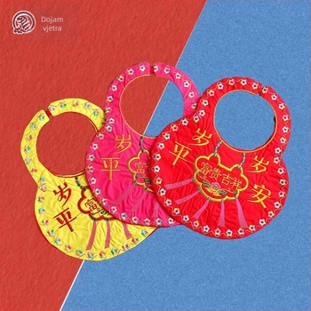 Dječji salivarnik u starinskom stilu od 100% pamuka, upijajući, s više uzoraka, za bebe od rođenja do 3 godine, neutralan spol