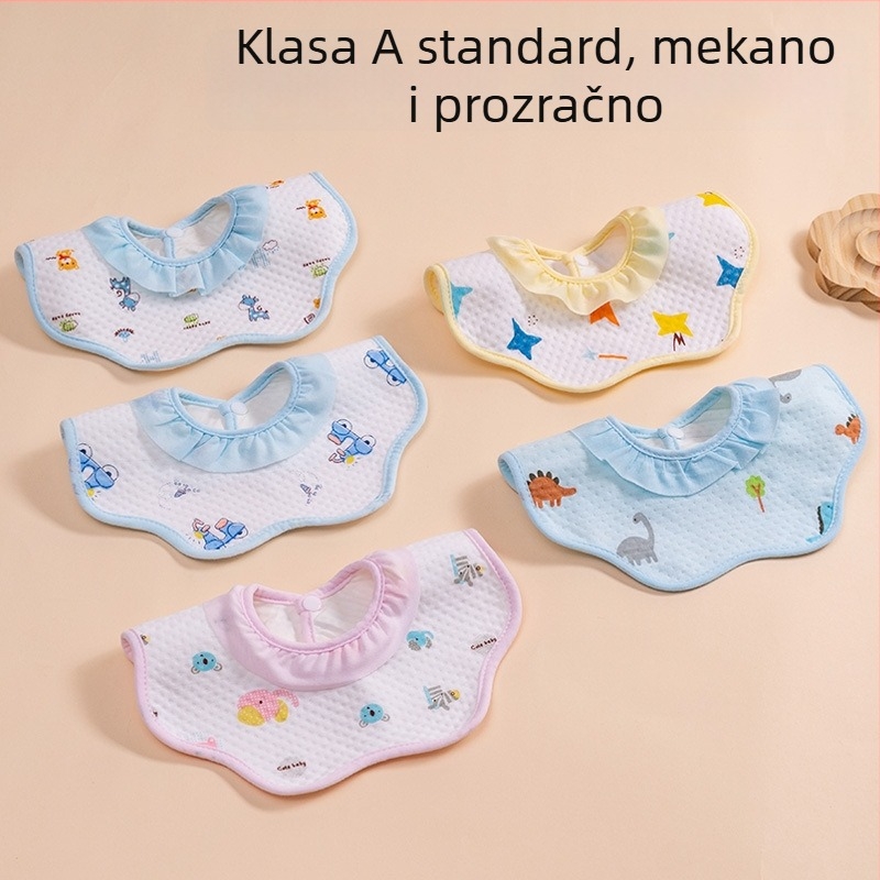 Bebin pamukasti bryndik s karikaturnim printom, upija vodu, pogodan za bebe i djecu 0–3 godine