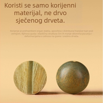 Muška narukvica od sandalovog drveta, prirodna izrada, moderan minimalistički stil, meditacijske perle