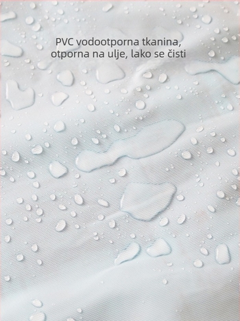 Dječja presvlačila za jelo - Kockasti uzorak, Tarpaulin tkanina s pamukom + PVC vodootporna, Vodootporna i otporna na prljavštinu