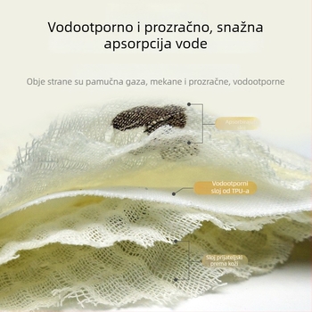 Langbonnier Dječja ubrus za ispiranje usta i četkanje zubi, 95% pamuk, unisex, upija, za novorođenčad 0–12 mjeseci