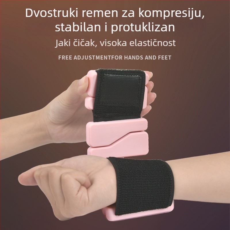08 Silikonska fitnes narukvica s težišnim remenom za zglob/ručni, pojas za nogu, težina za trčanje