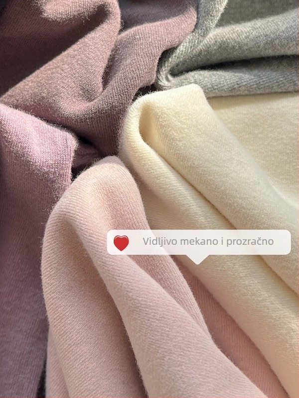 Dječja osnovna majica za donje rublje, tkanina od pamuka i elastana (95:5), korejski stil, zima, 3–8 godina