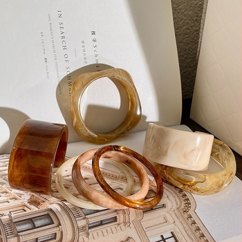 Butterfly narukvica od akrilnog acetata, ručno izrađena, retro geometrijski dizajn