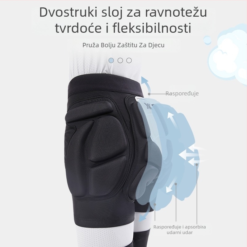 Dječji laktni štitnici za skijanje i rolanje, spandex pjena, universalni dizajn, zaštita lakta
