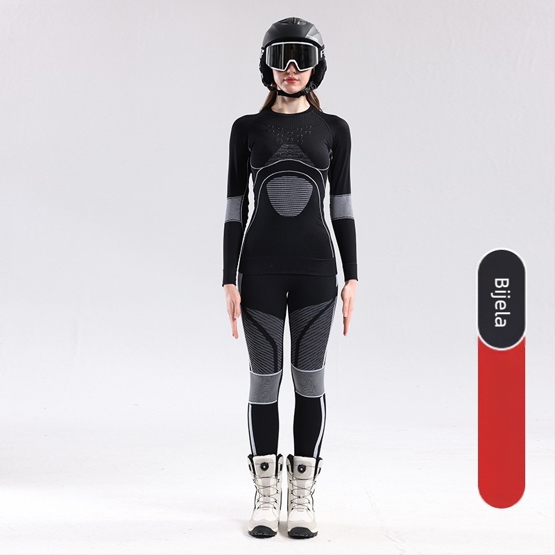 Unisex zimski brzo-sušeci sportski set — najlonska tkanina, odvodi vlagu, održava toplinu