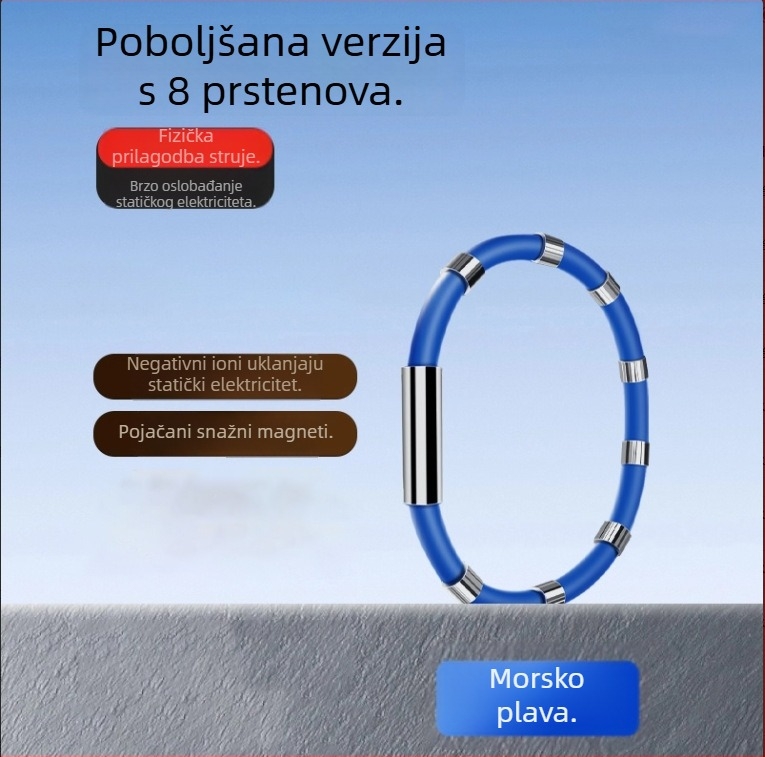 Antistatinska narukvica, unisex ukras za ruku, dekorativni dodaci, Zima 2025