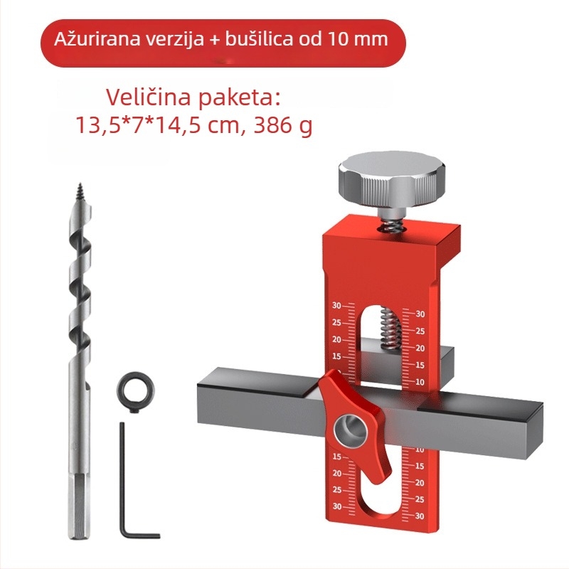 Višenamjenski stezni alat za ugradnju vrata garderobe od aluminijske legure | drvodjelstvo, kućna upotreba, 1 komplet