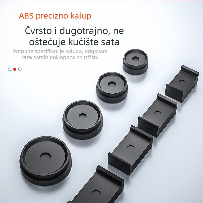 Alat za pritiskanje stražnjeg poklopca sata – okrugli ručni dizajn, univerzalni set za popravak (25 kom), metalno-plastična konstrukcija, stolni skup alata za popravak satova