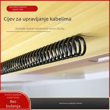 Držač za upravljanje kabelima ispod stola, PE materijal, moderan minimalistički stil, stolno skladištenje, model oedh006, lansiran 2024