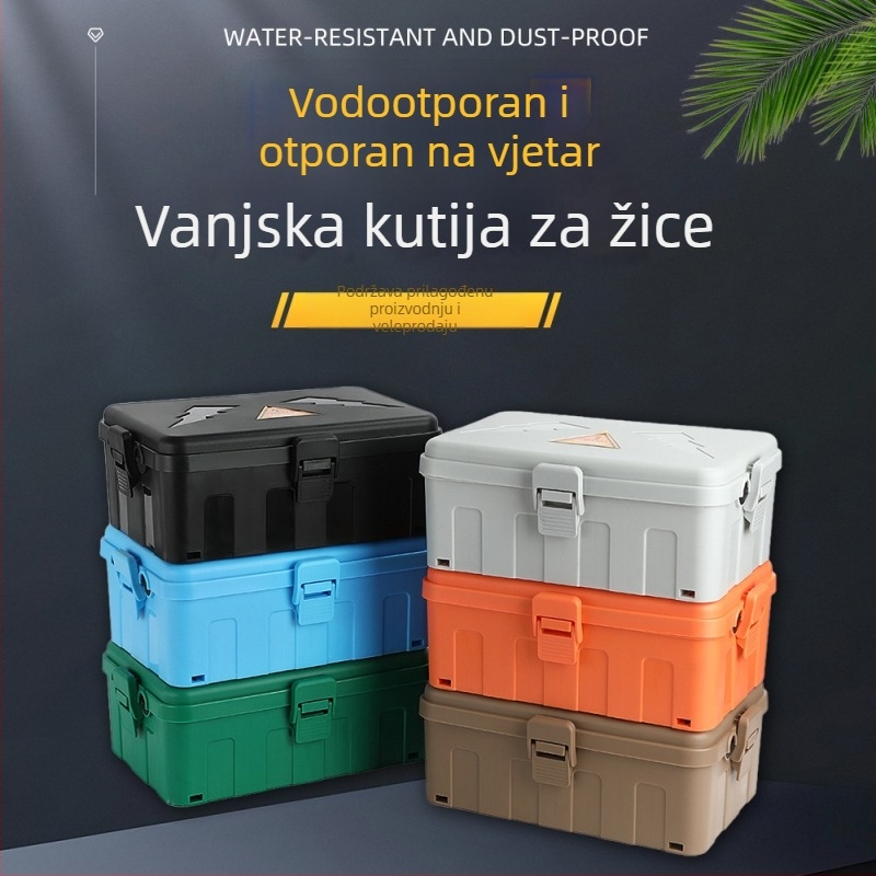 Vanjska vodootporna kutija za spojeve, otporna na vjetar i prašinu, velika kapaciteta