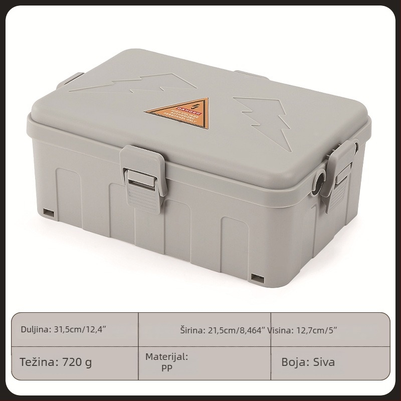 Vanjska vodootporna kutija za spojeve, otporna na vjetar i prašinu, velika kapaciteta