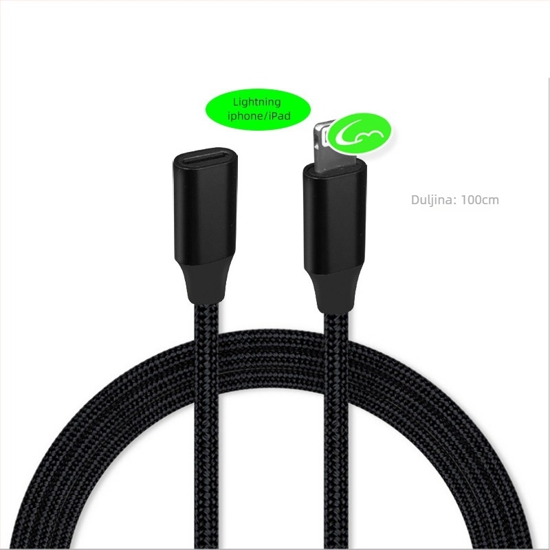 ESYNC 8PIN EXTEND Woven patch kabel, 8-jezgreni bakar, audio izlaz