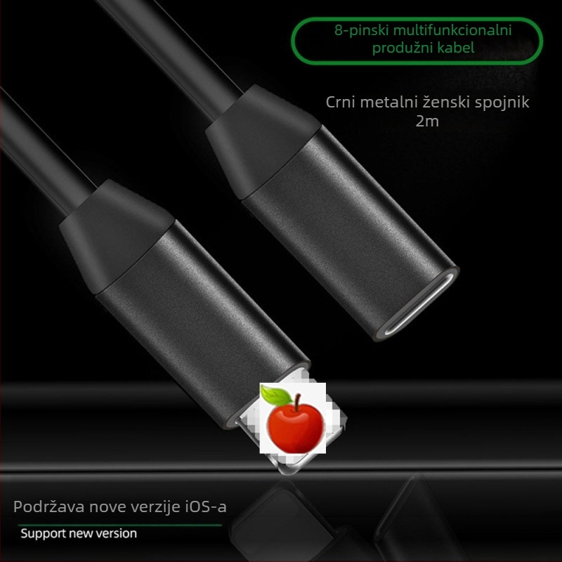 ESYNC 8PIN EXTEND Woven patch kabel, 8-jezgreni bakar, audio izlaz