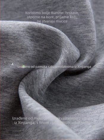 Ženska kratka hoodie jakna u tamnoplavoj boji, uskog kroja, sportski kardigan