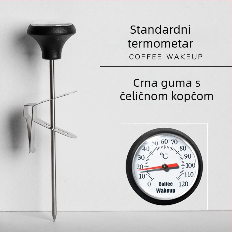 Klip-on termometar za kavu za pour-over – plastično kućište, sonda, moderan stil