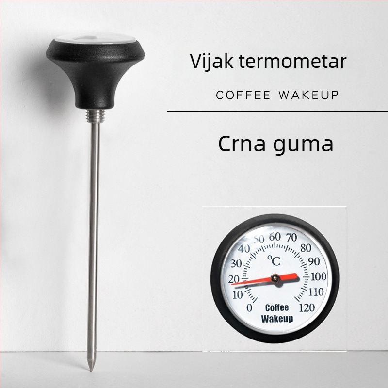 Klip-on termometar za kavu za pour-over – plastično kućište, sonda, moderan stil