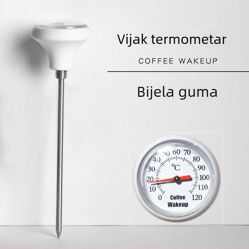 Klip-on termometar za kavu za pour-over – plastično kućište, sonda, moderan stil