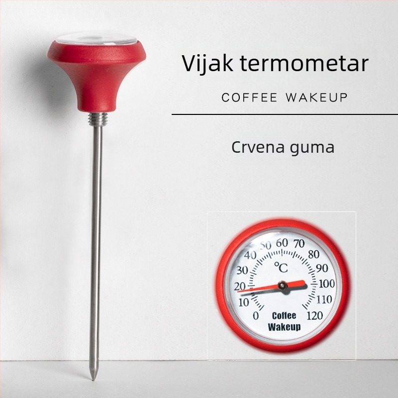 Klip-on termometar za kavu za pour-over – plastično kućište, sonda, moderan stil