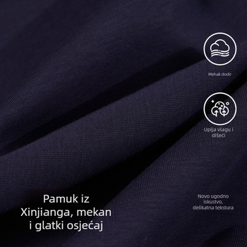 Trudničke široke hlače od pamuka, s opuštenim krojem, jesen 2025