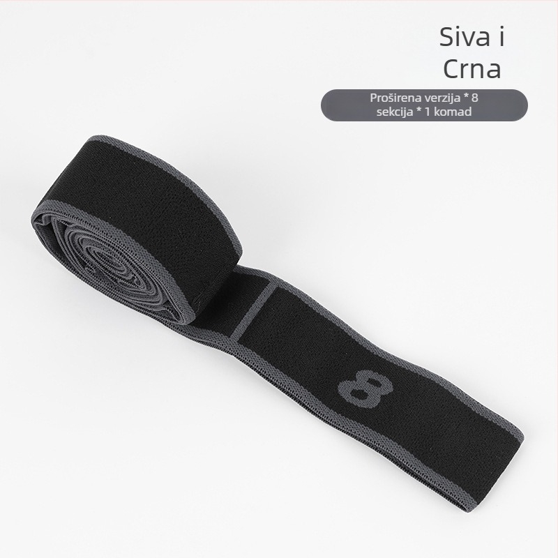 Yoga elastični pojas Three Brahma – poliester, pojas za jogu za trčanje i fitness, pomoć jogi