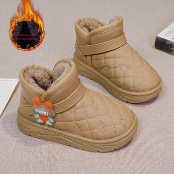 Čizme za gležanj s PU gornjim dijelom, za dječake, uzrast 1–3 godine, zimske čizme