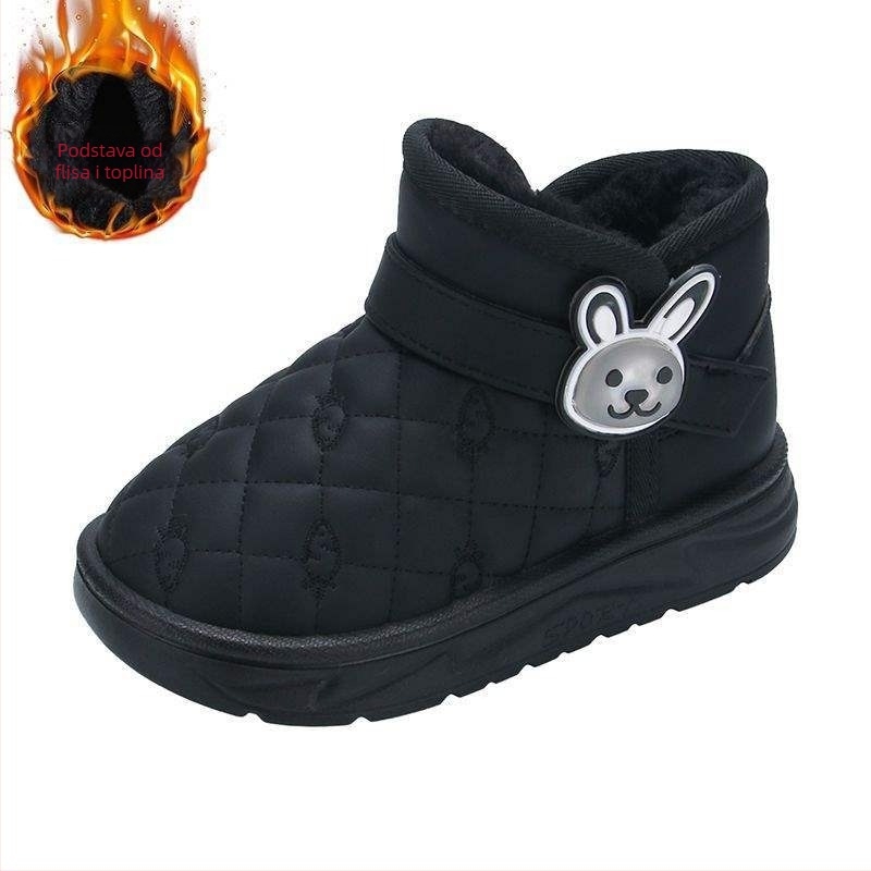 Čizme za gležanj s PU gornjim dijelom, za dječake, uzrast 1–3 godine, zimske čizme