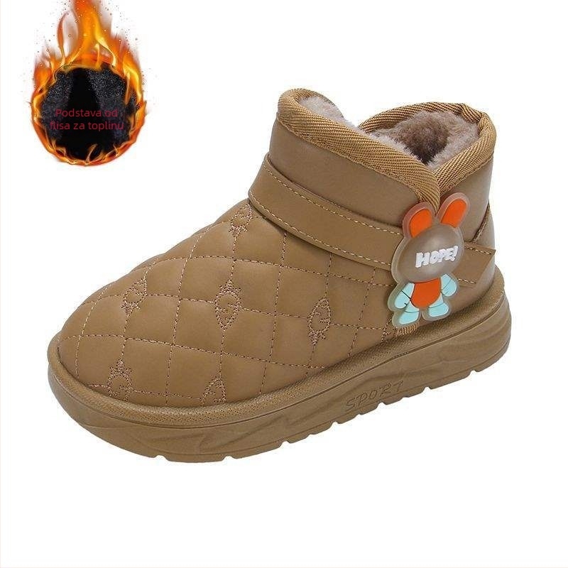 Čizme za gležanj s PU gornjim dijelom, za dječake, uzrast 1–3 godine, zimske čizme